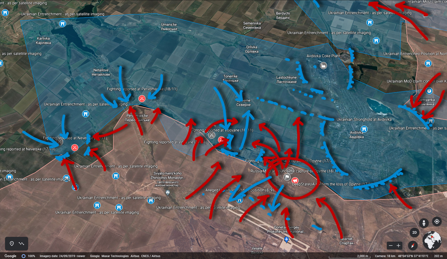 Donetsk Front Analysis Fall Of Opytne Expose Avdiivka To Potential donetsk-front-analysis-fall-of-opytne-expose-avdiivka-to-potential