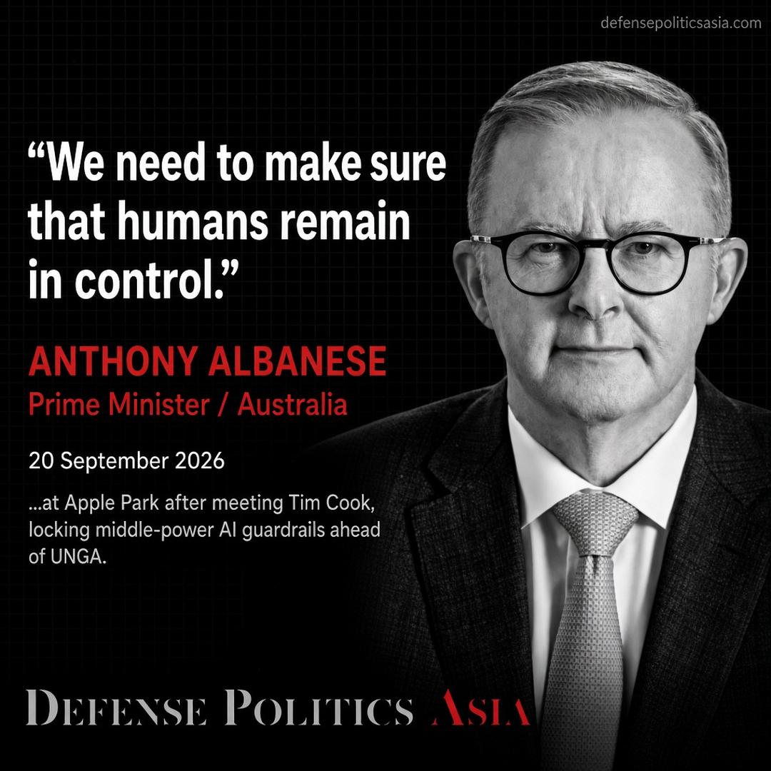 Anthony Albanese Humans Remain In Control