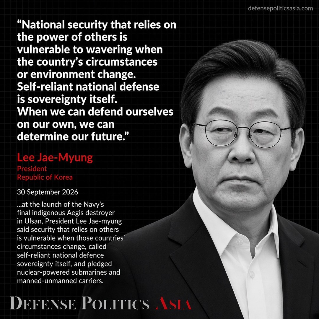Lee Jae Myung Self Reliant
